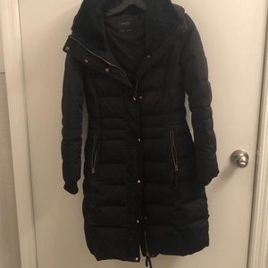 Zara black puffer